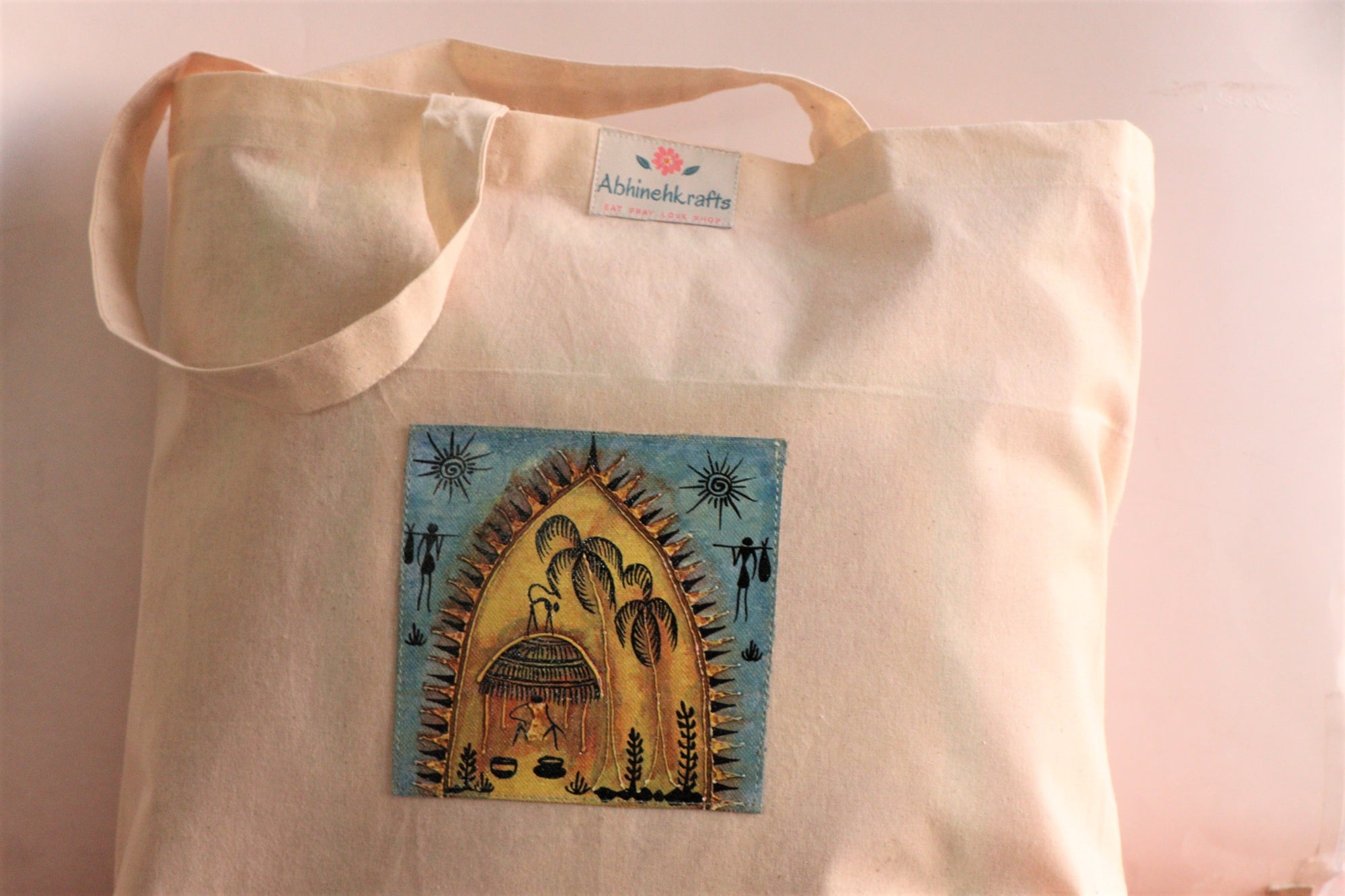 cotton yoga totes/bags