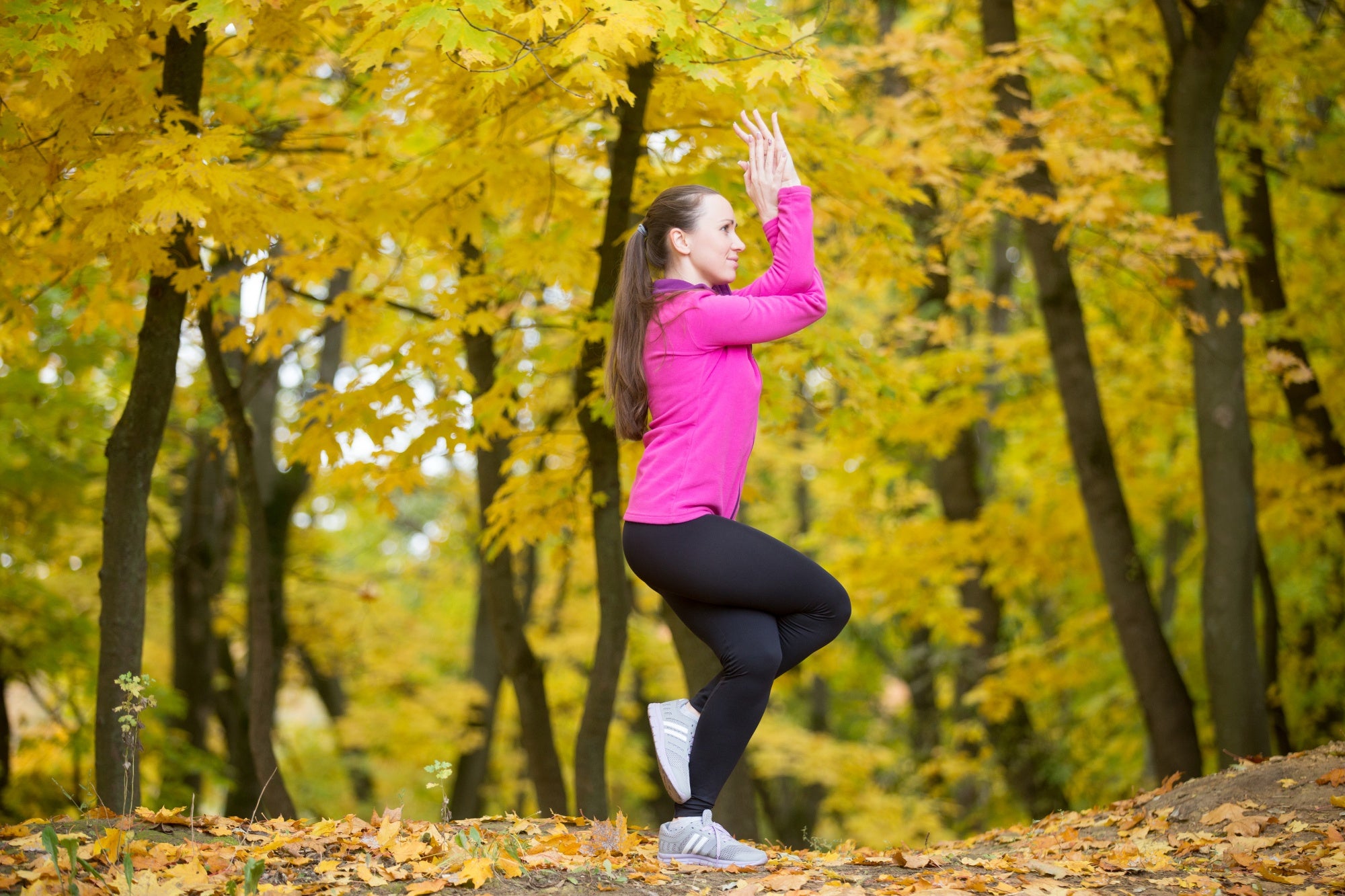 Garudasana Yoga Pose Or Eagle Pose Benefits | Yoga Kargha