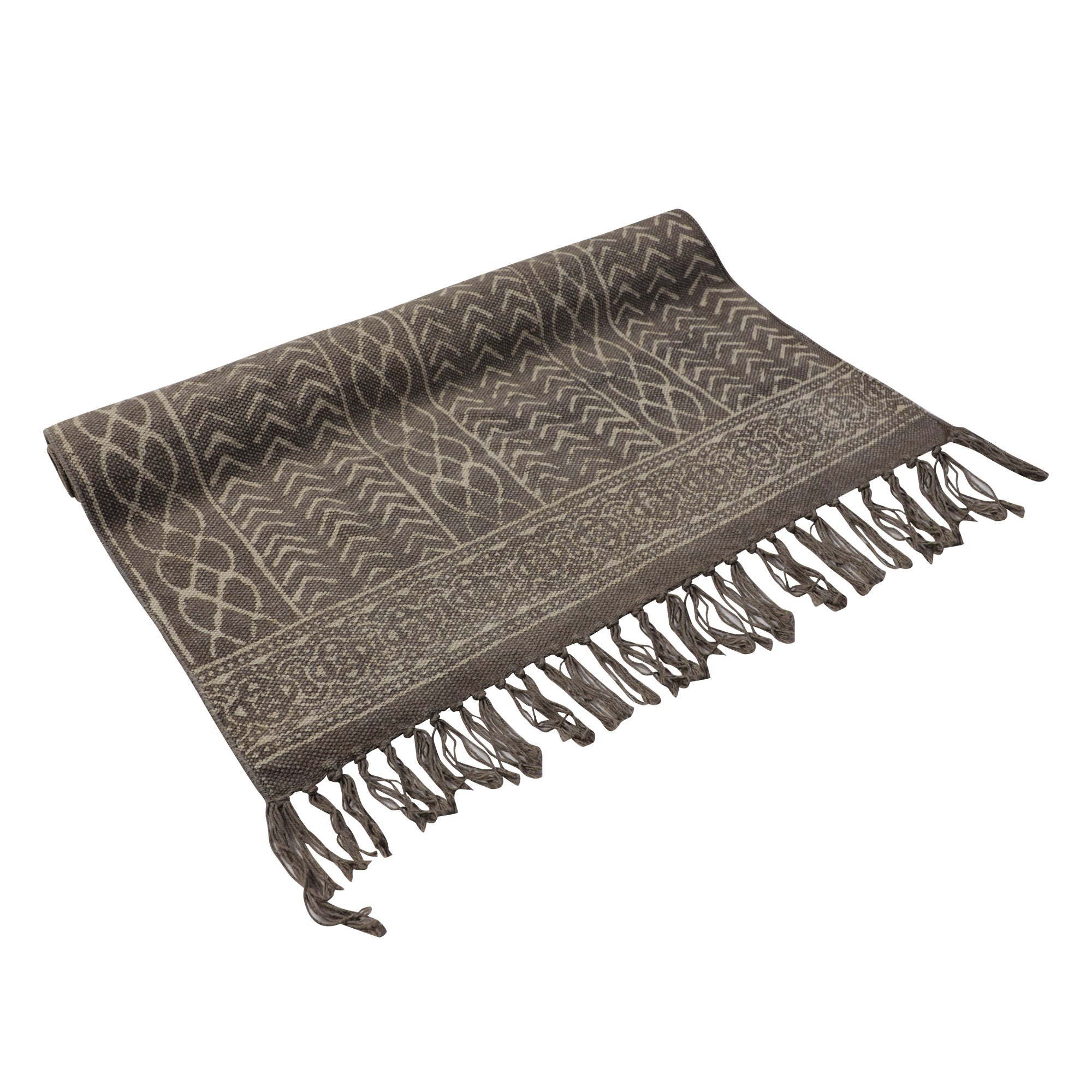 YogaKargha Anti Skid Cotton Natural Dye Herbal Yoga Mat