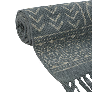 YogaKargha Anti Skid Cotton Natural Dye Herbal Yoga Mat