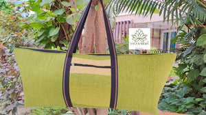 Yogi's Wonder Tote Bag - Upcycled Large Handmade Yoga/Pilates/Exercise Bag, Yoga Mat Bag for Yoga lover/Yogi - Extra Spacious, Large Gym Bag
