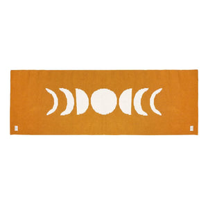 Handwoven Organic Cotton Yellow MoonLight Mat for Yoga and Meditation or Home Decor