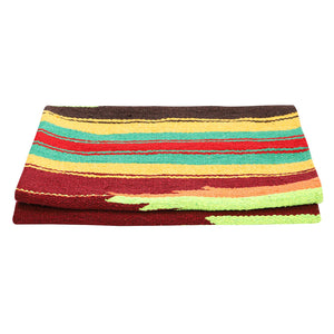 Handwoven & Handmade - Indian Boho/Bohemian Cotton Reversible Braided Area Rug/Chindi Rag/Floor Runner/Yoga Mat/Dhurrie/Kilm/Carpet