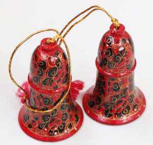 Christmas Tree/ Home Wall Hanging Papier-mâché - Christmas Decoration, Christmas Tree Ornament - Design Small Bells