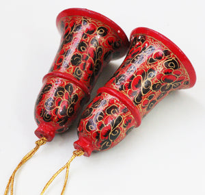 Christmas Tree/ Home Wall Hanging Papier-mâché - Christmas Decoration, Christmas Tree Ornament - Design Small Bells