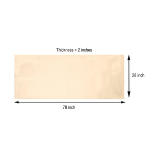 Shikibuton, Futon Meditation Mat - Kapok Filled - Removable Cotton Cover - Made in India - Colors Available