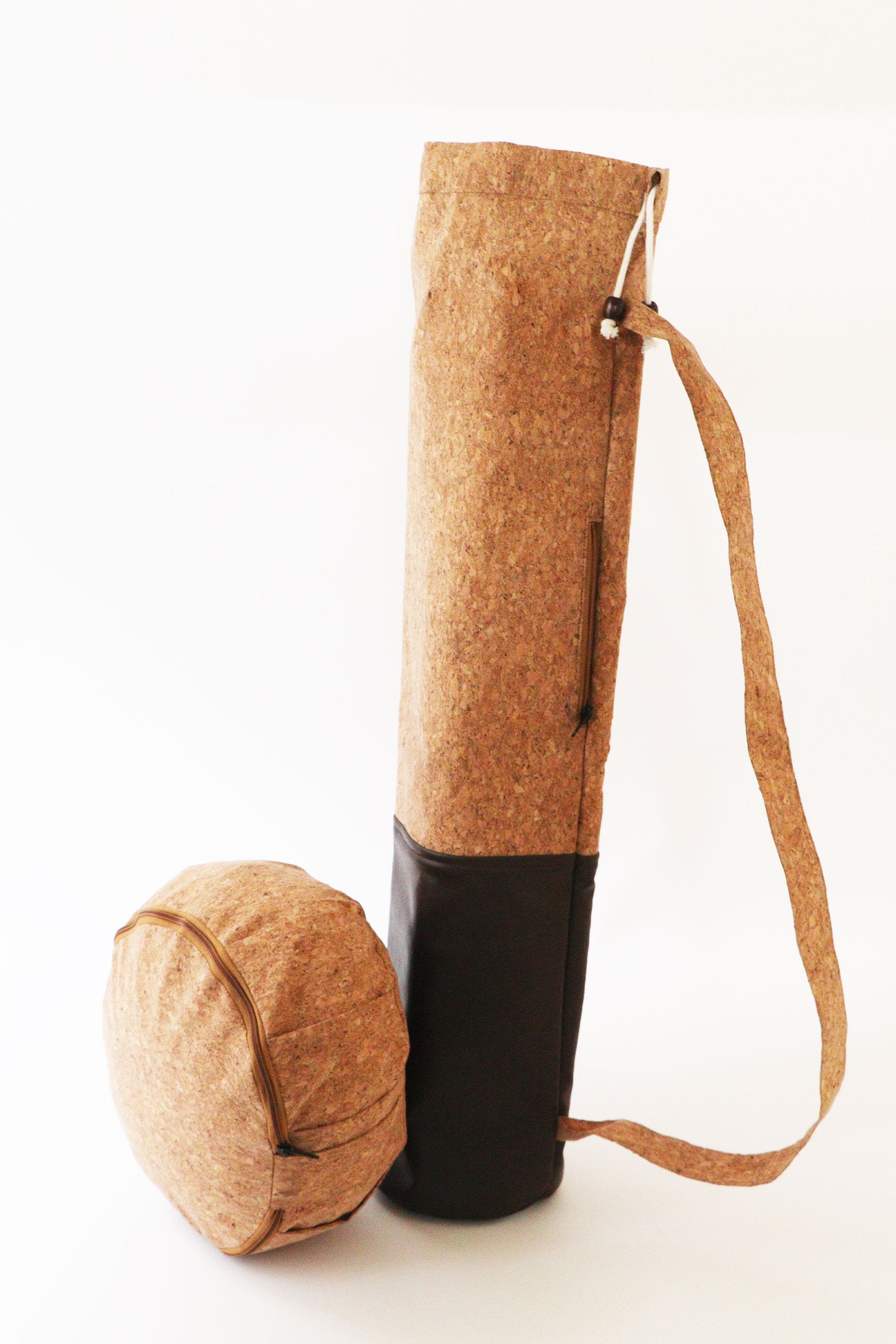 Yoga/Pilates/Exercise Bag - Yoga Strap Carrier - Yoga Mat Bag - Cork Yoga Bag for Yoga lover/Yogi