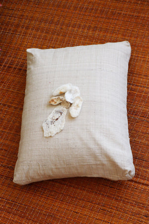 Silk Sleep Pillow, Ahimsa (Non-Violence) Eri Silk - Yogic Pillow For Healthy Hair & Skin/Filling (Organic Buckwheat/Organic Cotton)