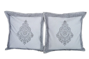 Meditation/Yoga Studio Decor Cushion, Throw Decorative Cushion Handblock Printed - Made in India - Multiple Options for Filing and Design