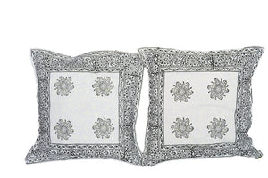 Meditation/Yoga Studio Decor Cushion, Throw Decorative Cushion Handblock Printed - Made in India - Multiple Options for Filing and Design