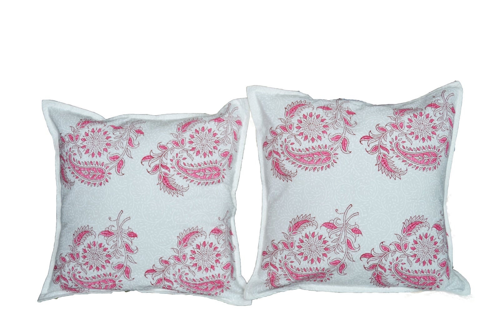 Meditation/Yoga Studio Decor Cushion, Throw Decorative Cushion Handblock Printed - Made in India - Multiple Options for Filing and Design