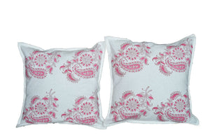 Meditation/Yoga Studio Decor Cushion, Throw Decorative Cushion Handblock Printed - Made in India - Multiple Options for Filing and Design
