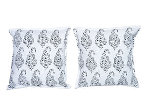 Meditation/Yoga Studio Decor Cushion, Throw Decorative Cushion Handblock Printed - Made in India - Multiple Options for Filing and Design