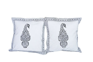 Meditation/Yoga Studio Decor Cushion, Throw Decorative Cushion Handblock Printed - Made in India - Multiple Options for Filing and Design