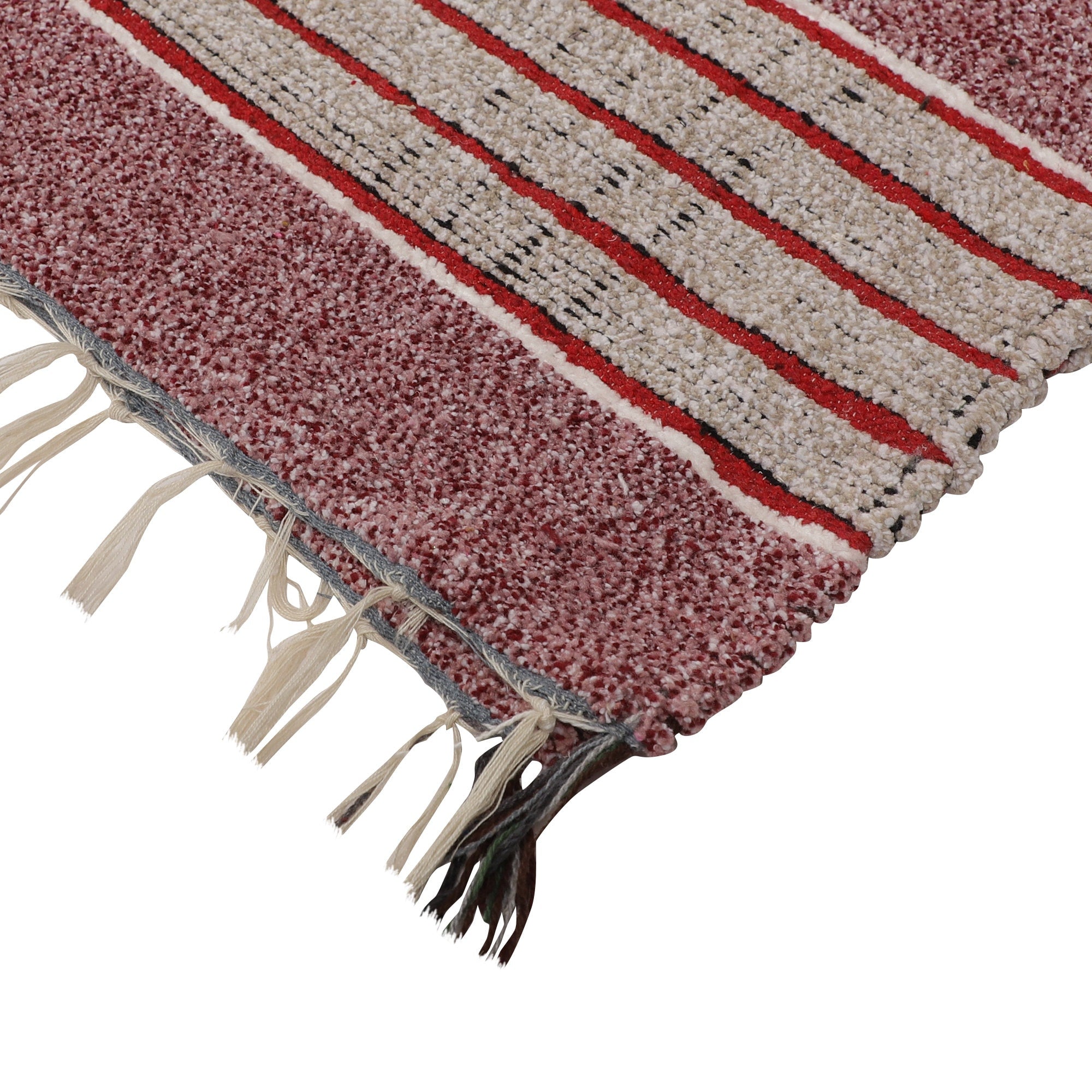 Large Yoga Mat 6x 4 feet for  Yoga, Pilates, Fitness, and Meditation - (Handwoven Area Rug, Mat, Dhurrie, Handspun Cotton Rug)