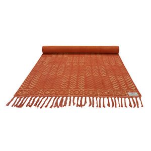 Anti Skid Cotton Mats for Yoga, Pilates, Fitness, and Meditation - (Handwoven Area Rug, Hand Block-Printed Rug) - Multi Options