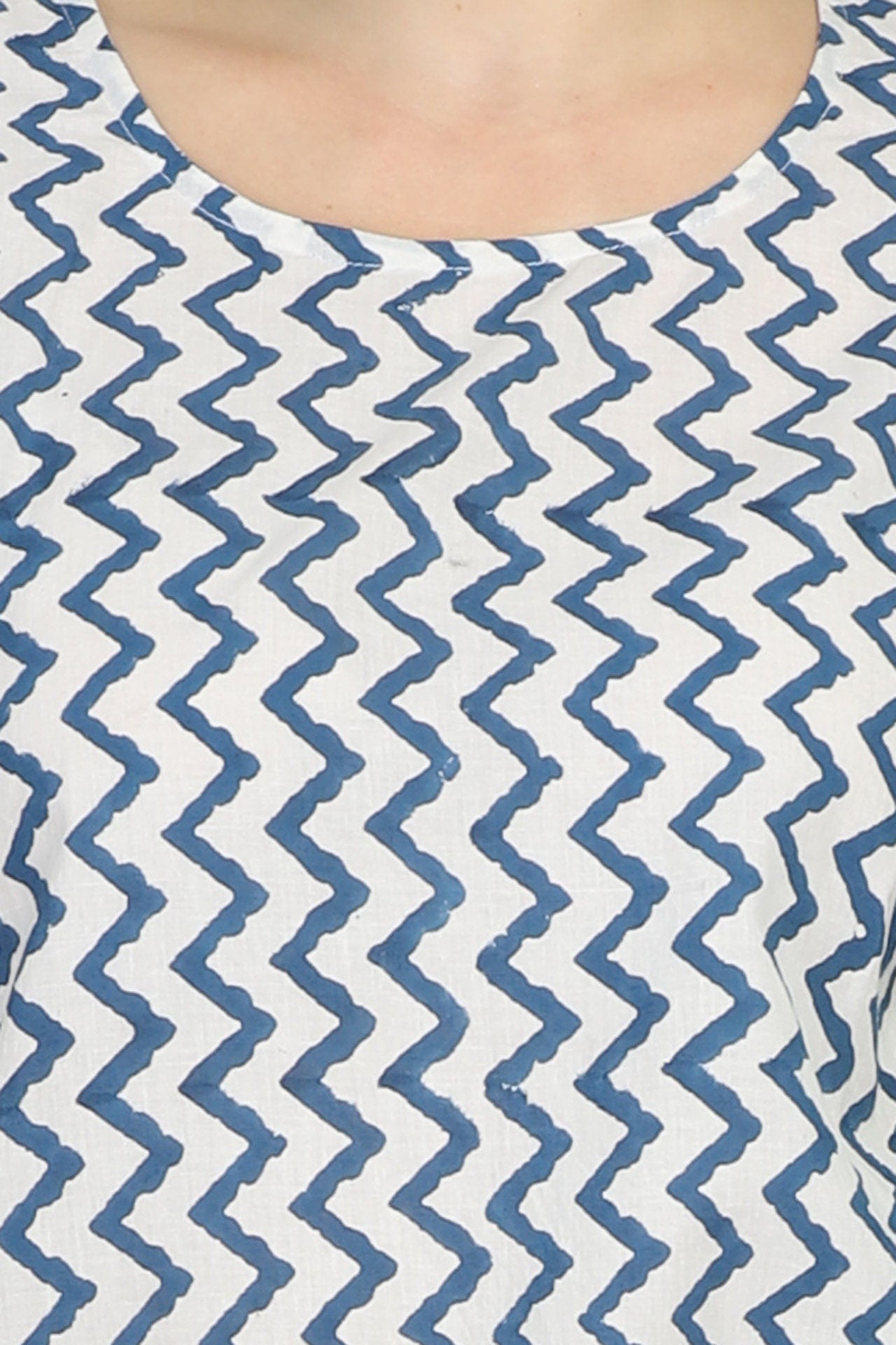 Yoga Top Wear - Cotton, Meditation Top, Cotton Shirt - Handblock printed Cotton Top/Tunic/Shirt