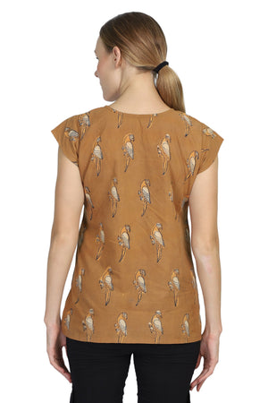 Yoga Top Wear - Cotton, Meditation Top, Cotton Shirt - Handblock printed Cotton Top/Tunic/Shirt