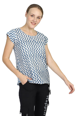 Yoga Top Wear - Cotton, Meditation Top, Cotton Shirt - Handblock printed Cotton Top/Tunic/Shirt
