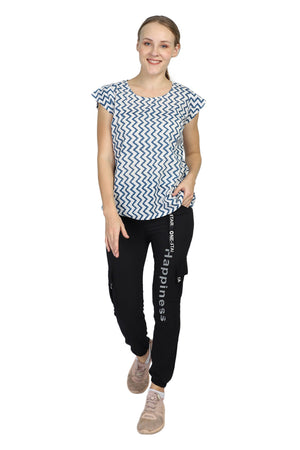 Yoga Top Wear - Cotton, Meditation Top, Cotton Shirt - Handblock printed Cotton Top/Tunic/Shirt