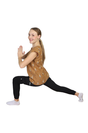 Yoga Top Wear - Cotton, Meditation Top, Cotton Shirt - Handblock printed Cotton Top/Tunic/Shirt