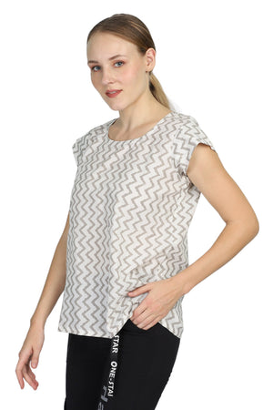 Yoga Top Wear - Cotton, Meditation Top, Cotton Shirt - Handblock printed Cotton Top/Tunic/Shirt