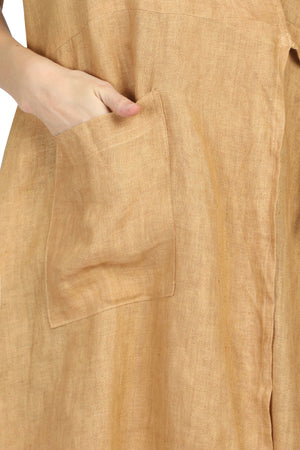 Meditation/Prayer Kaftan, Meditation Robe, Linen Robe, Linen Kaftan, Linen Dress (Handstitched, Linen)  - Free Size