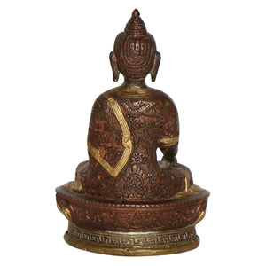 Buddha Statue (Medicine Buddha) For Yoga Studio, Home Decor, Pooja, Prayer Altar