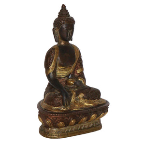 Buddha Statue (Medicine Buddha) For Yoga Studio, Home Decor, Pooja, Prayer Altar